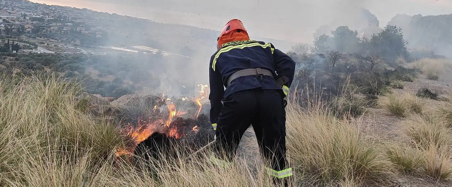 Protezione Civile - Capaci - Fiamme